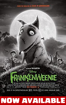 Frankenweenie dvd