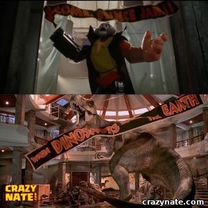 jurassic park and chip n dale