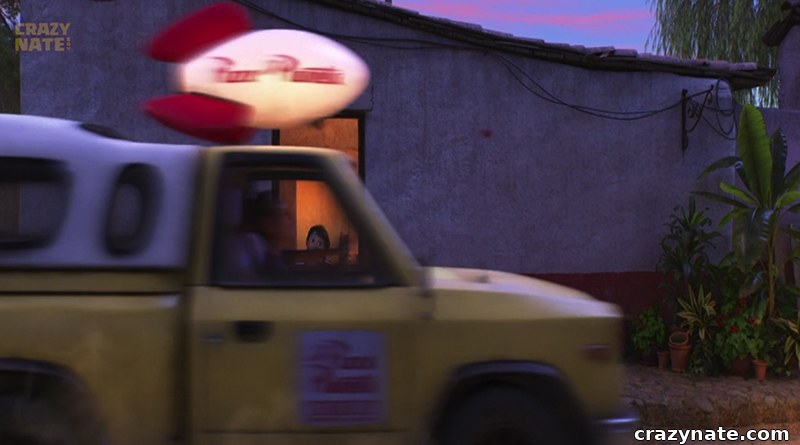 pizza planet truck hidden in coco