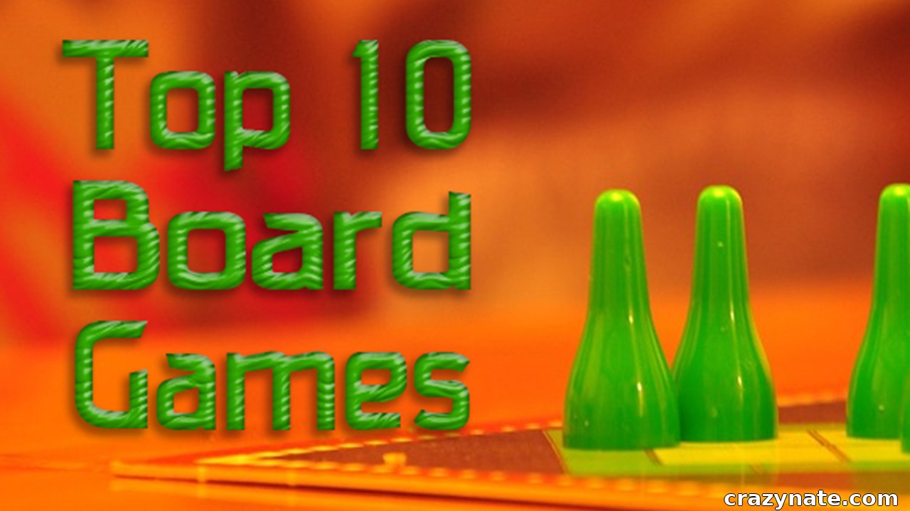 Today’s 10 Most Popular Board Games